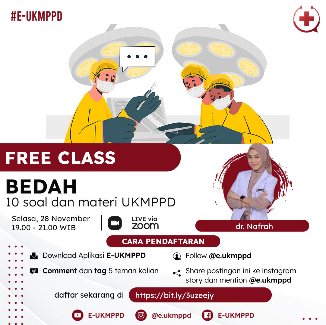 FREE CLASS BEDAH 28 NOVEMBER Aplikasi Ujian Kedokteran Di Indonesia
