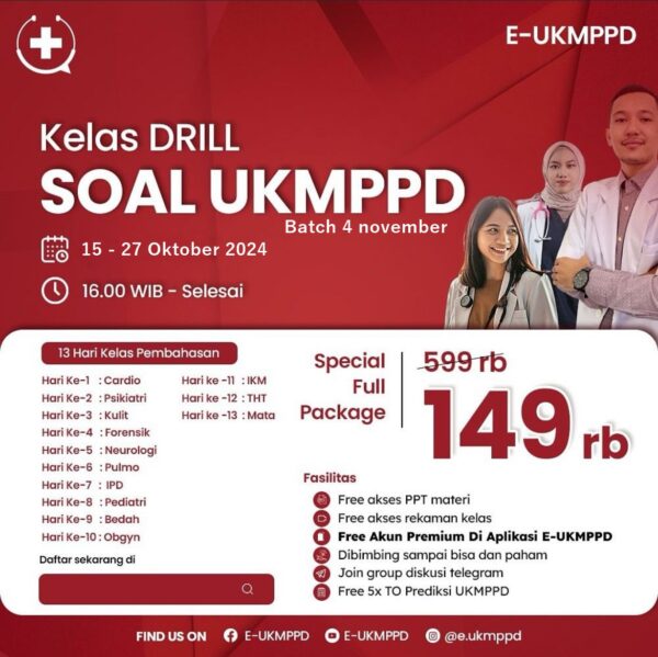 kelas drill soal ukmppd batch 4 november